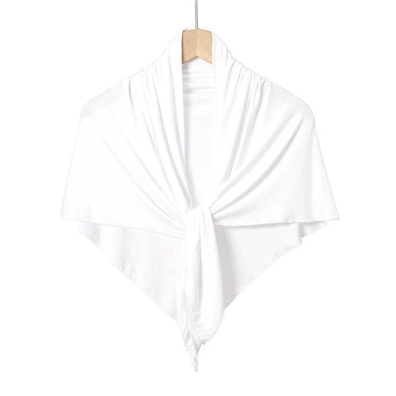 Hijab triangle uni femme – foulard léger et doux style turban