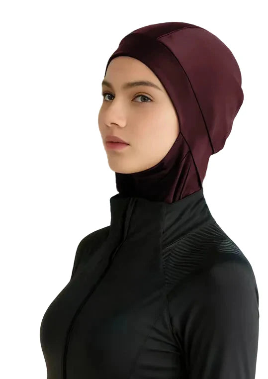 Bonnet hijab de bain femme – turban stretch