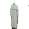 Abaya femme cape et perles – robe longue ample pour occasions
