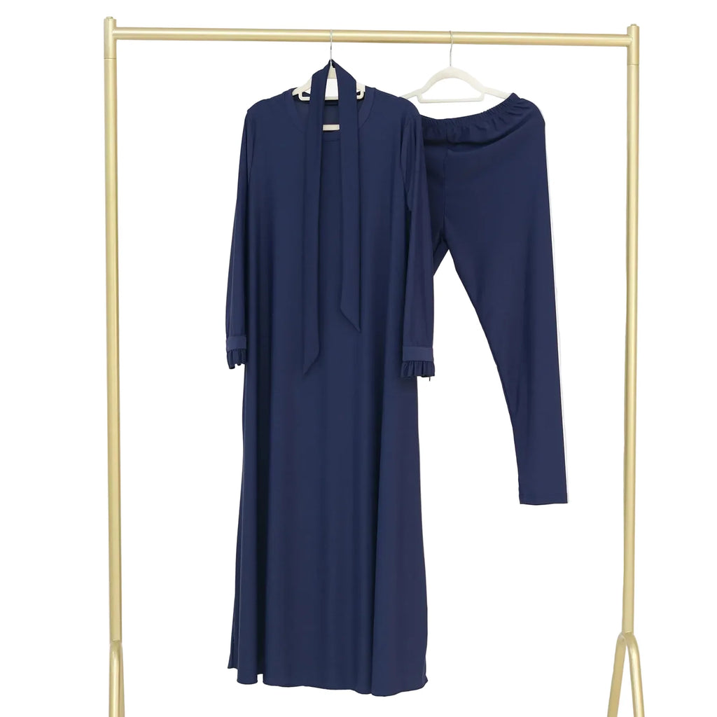 Burkini Femme 2 Pièces – Maillot de Bain Modeste avec Pantalon et Tunique