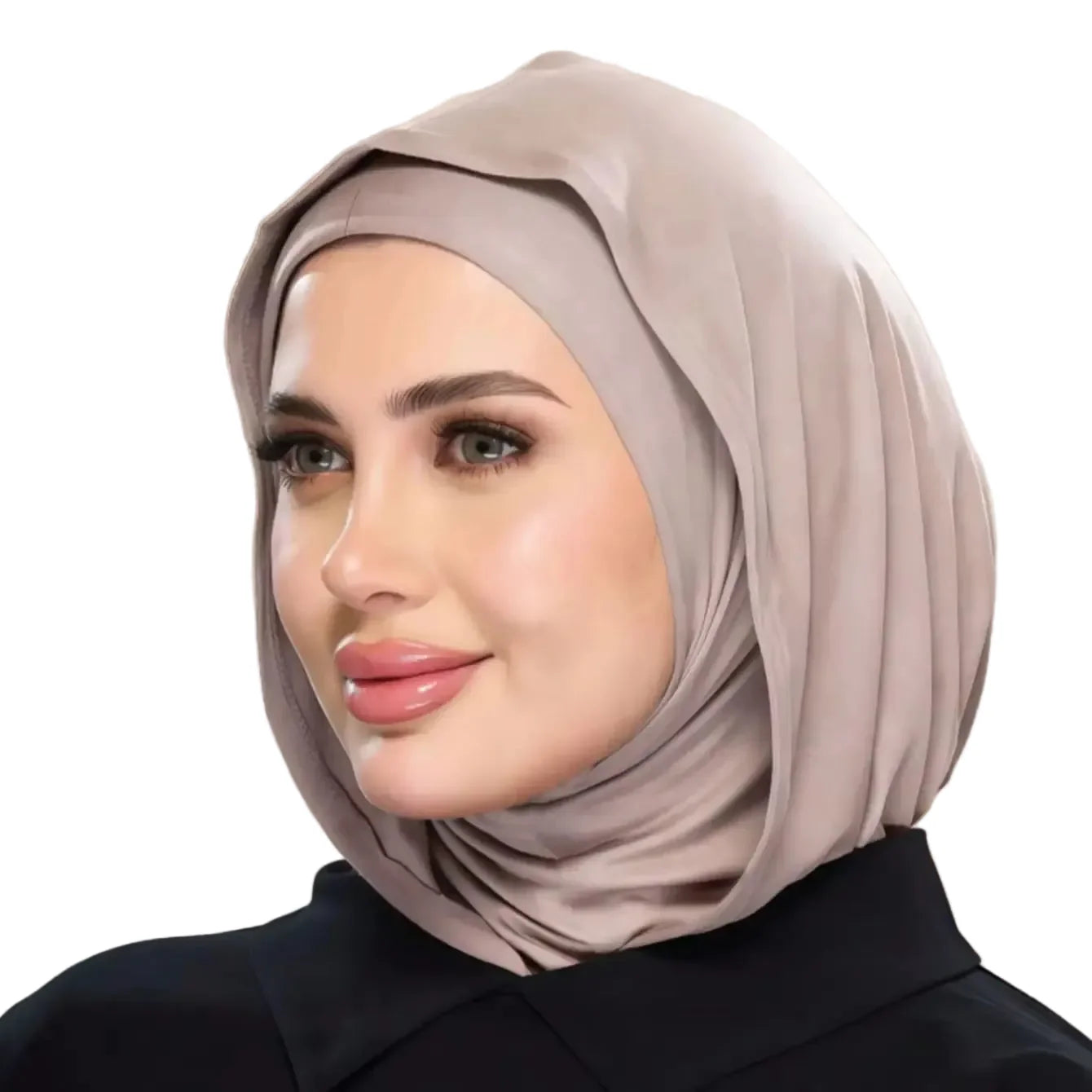 Sous-hijab femme stretch avec bandeau intégré